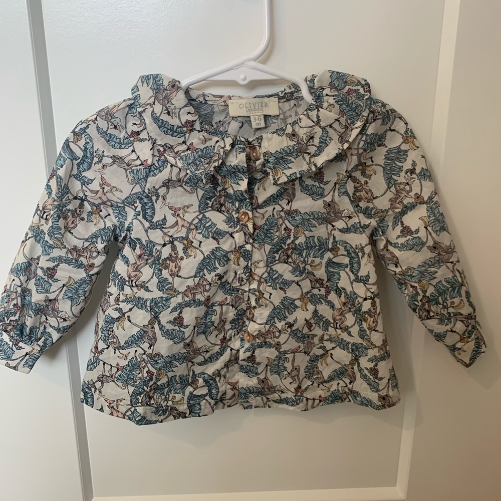 Olivier London baby girl blouse.